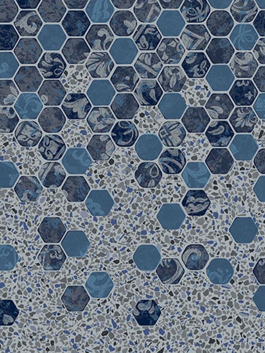 Falling Esagono / Grey Crystal