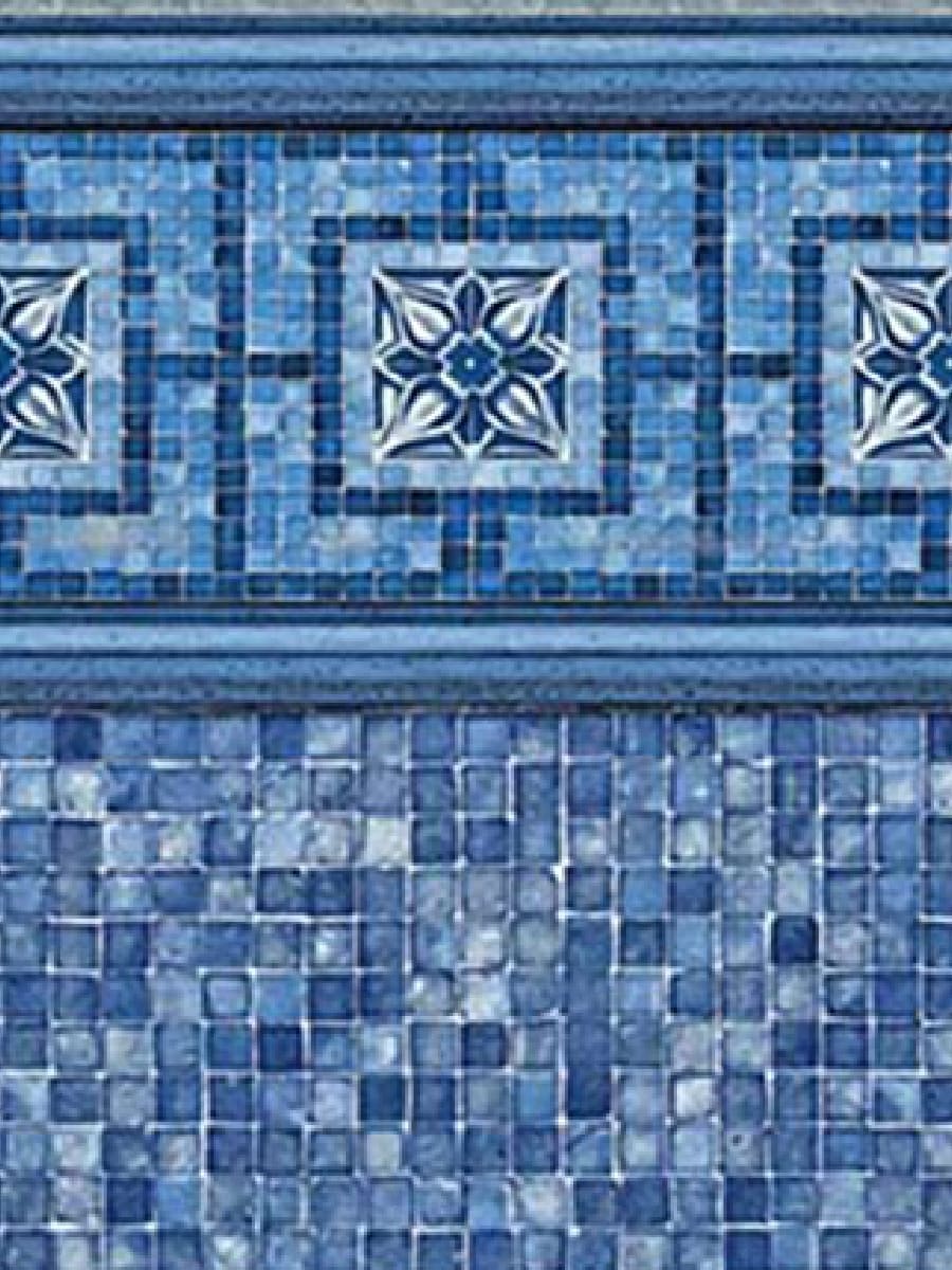 Vintage / Blue Mosaic